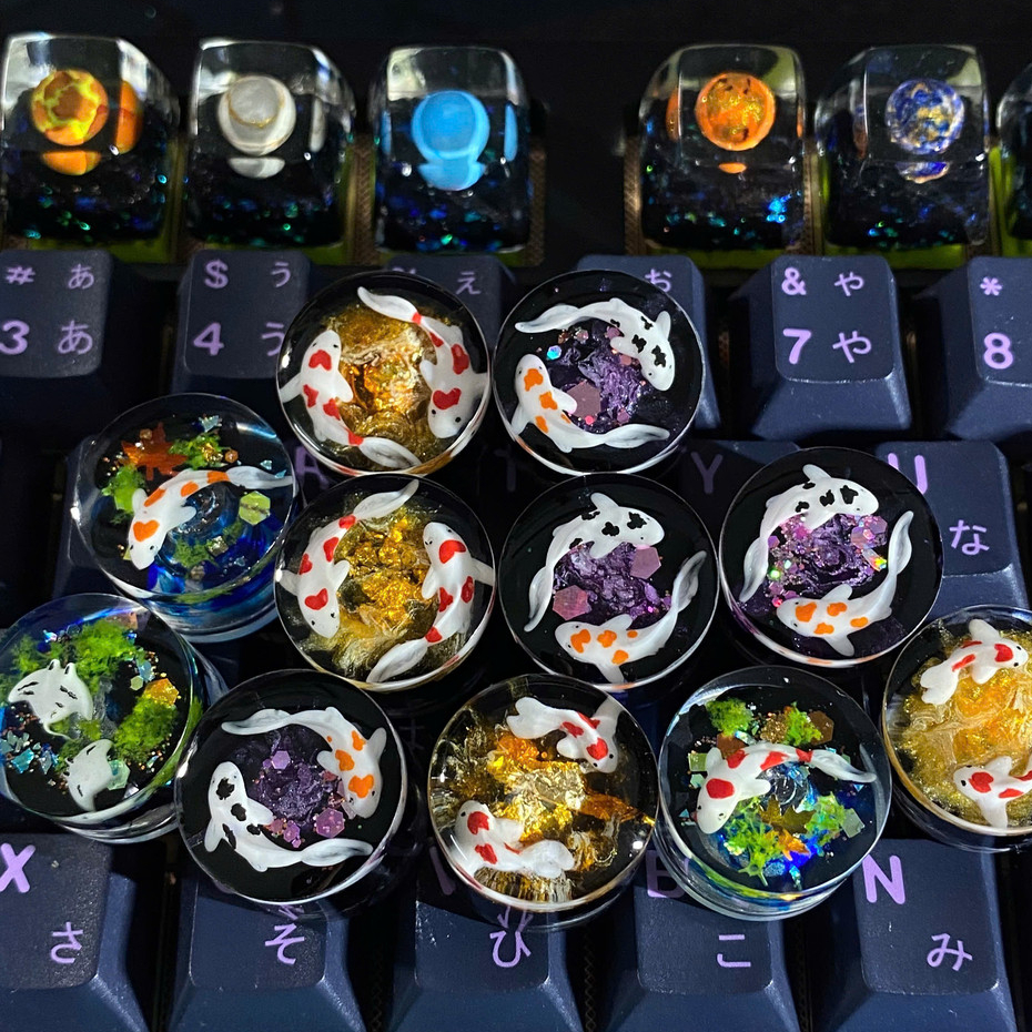 Knob M1 Resin ( bản tròn ) – Dùng Cho Mod007, ICE75, GMMKPro, Monka6075Pro, RK R65,..