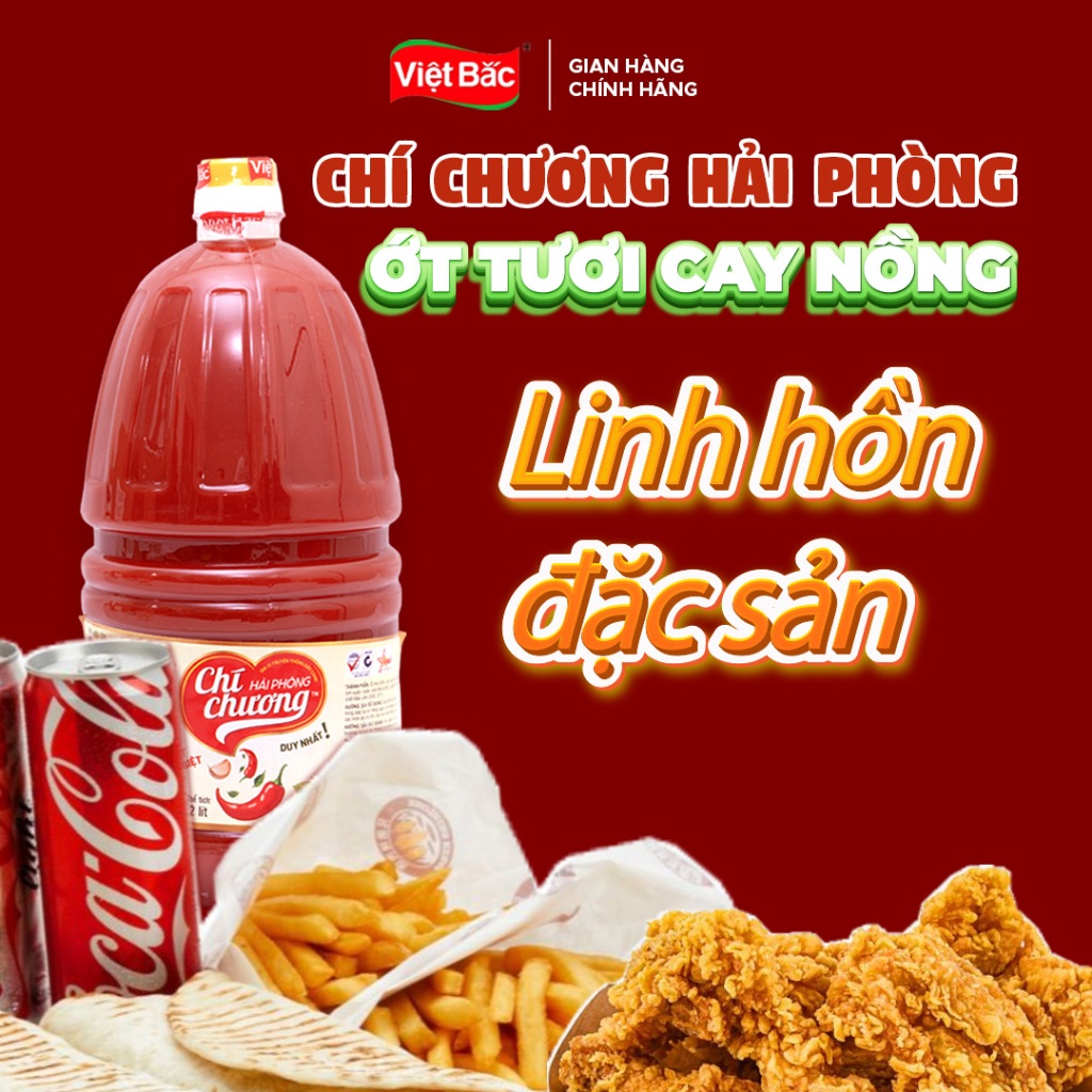 Chí Chương Hải Phòng can 2L – Tương Ớt Tỏi Đặc Sản Đất Cảng