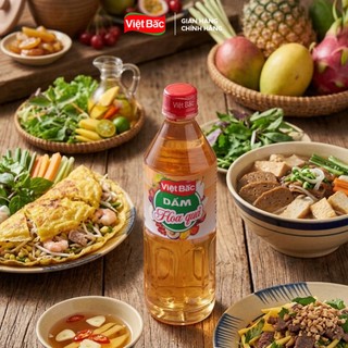 Dấm Hoa Quả Việt Bắc 500ml – Giấm Trái Cây Tự Nhiên