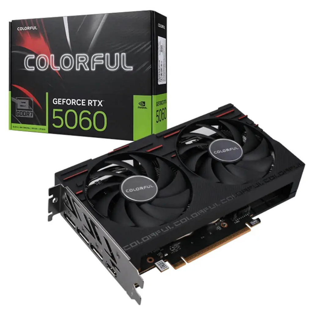 Card màn hình VGA Colorful GeForce RTX 5060 GAMING DUO 8GB-V – 8GB GDDR7