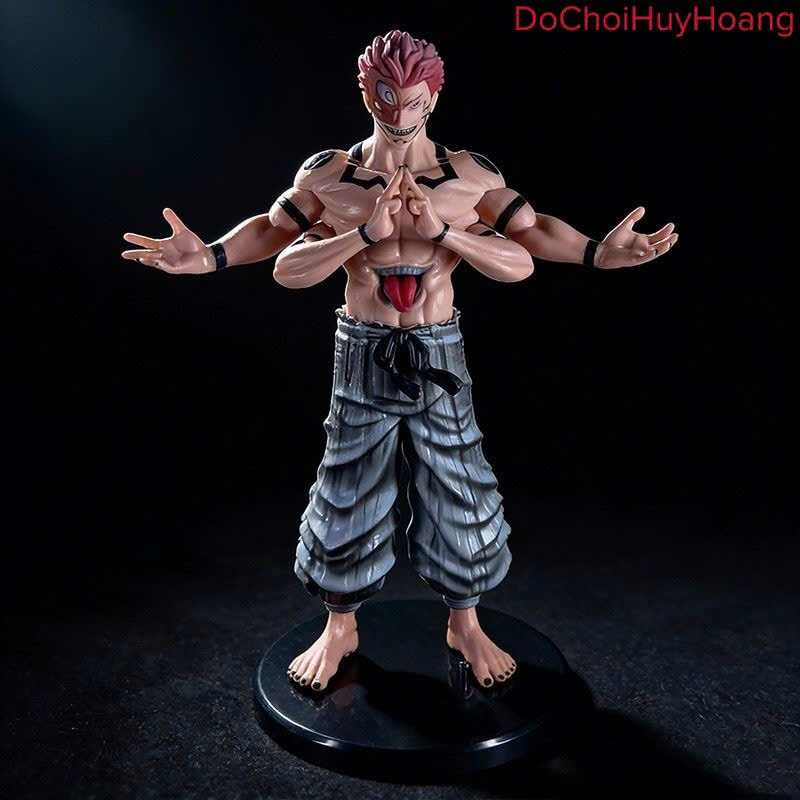 Mô hình tượng nhân vật Ryomen Sukuna 4 tay Chú Thuật Hồi Chiến 20cm