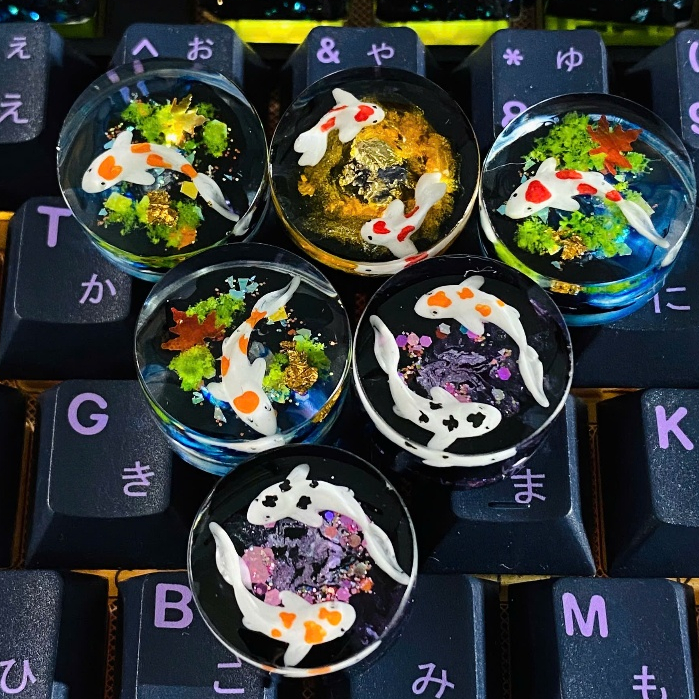 Knob Resin – Núm Xoay Bàn Phím Cơ Cho GMK67, CMK75, VN66, Weikav K75 Pro, PC75b,...