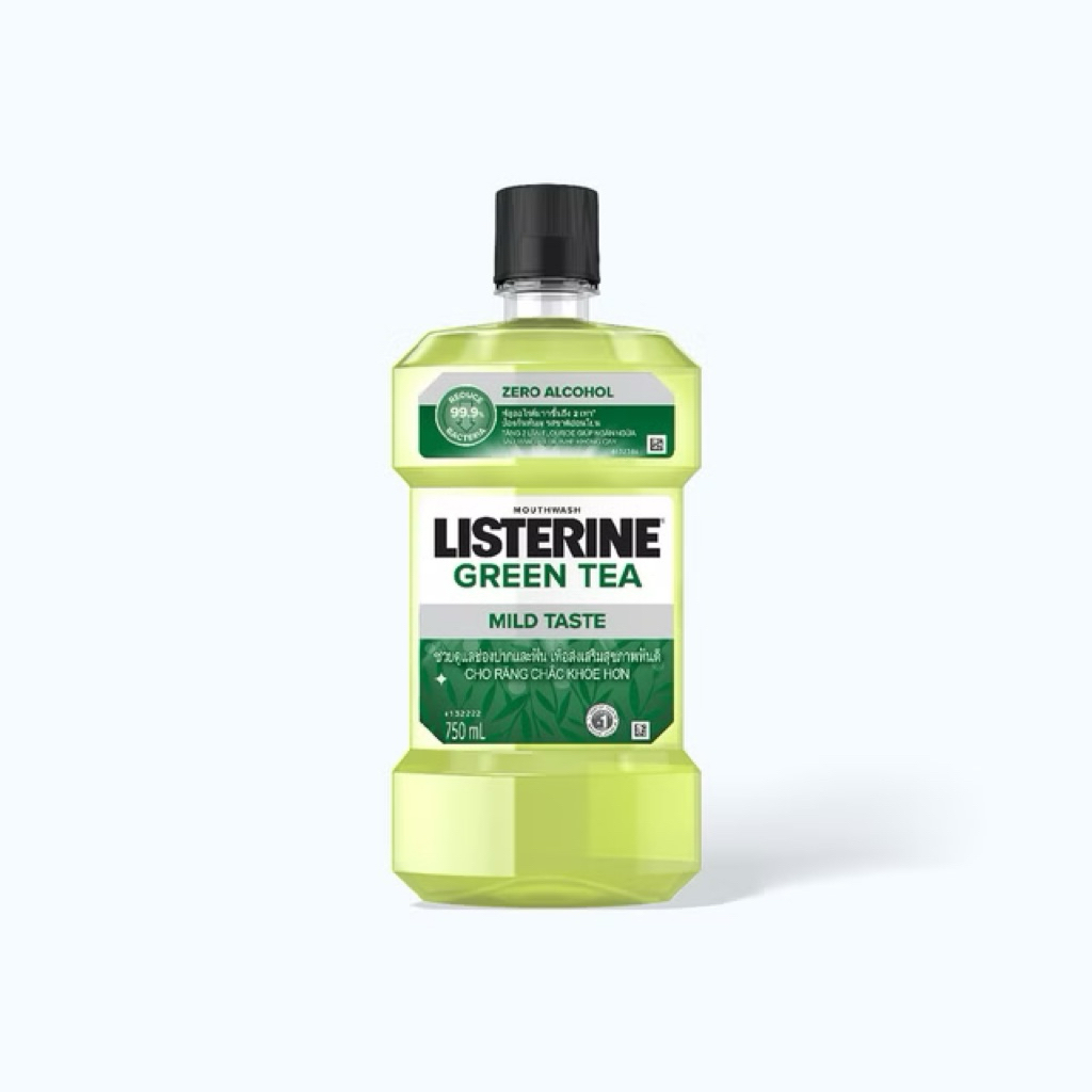 Nước súc miệng Listerine trà xanh 750ml