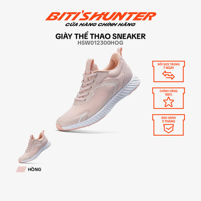 Giày Thể Thể sneaker Nữ Biti's Hunter HSW012300HOG - màu hồng - size 35 đến 40