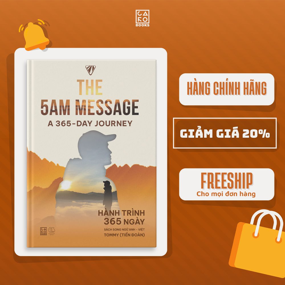[Sách song ngữ Anh - Việt] The 5AM Message, A 365-Day Journey - Hành trình 365 ngày