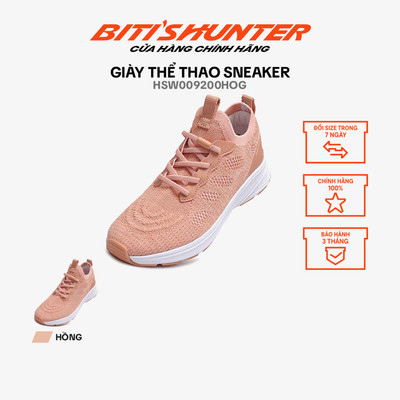 Giày Thể Thao sneaker Nữ Biti's Hunter HSW009200HOG - màu hồng - size 35 đến 39