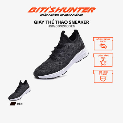 Giày Thể Thao sneaker Nữ Biti's Hunter HSW009200DEN - màu đen - size 35 đến 39