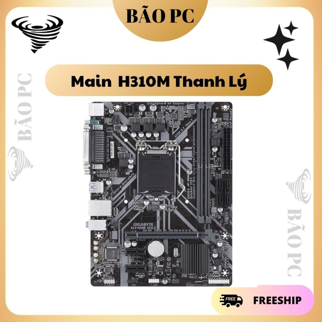 Main H310 B360 B365 H370 Z370 Z390 Các Loại Main Gen 8-9 Có Fe Chặn Main
