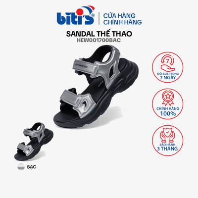 Sandal thể thao Nữ Biti's Hunter HEW001700BAC (Bạc)