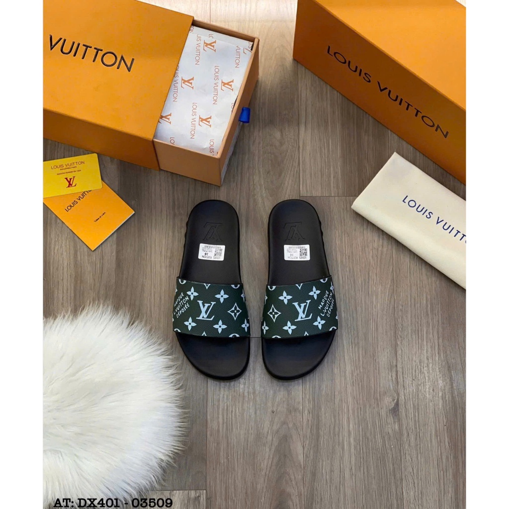 Dép Quai Ngang Louis Vuitton Monogram Luxury Hot Trend