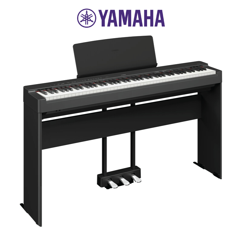 Đàn Piano điện, Digital Piano - Yamaha P-225 (P225) - Black, Bao gồm bộ chân gỗ Yamaha L-200 + Bộ 3 