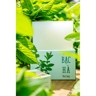Xà Bông Bạc Hà HTX Sinh Dược 110g xà bông handmade tự nhiên