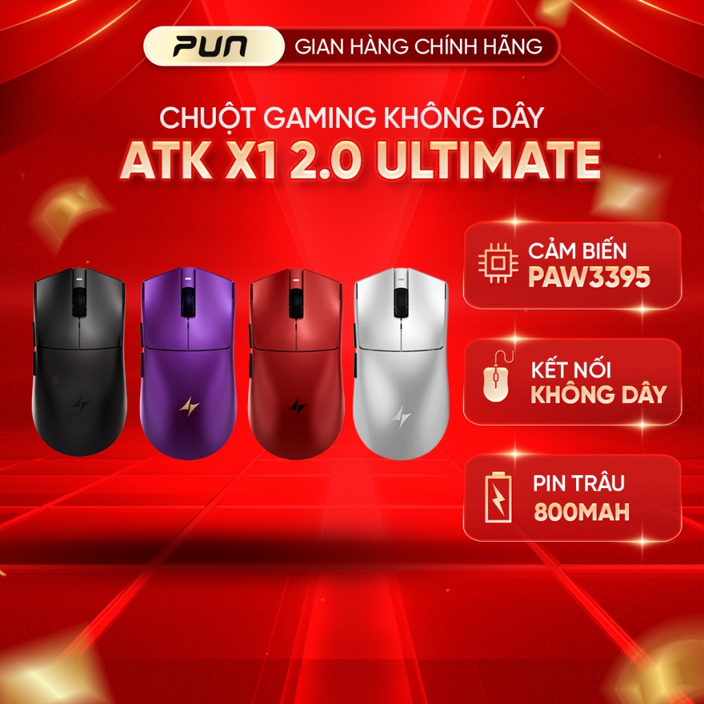 [FULL VAT - HOẢ TỐC] Chuột Gaming ATK X1 V2 Ultimate | X1 V2 Ultra Max | ATK X1SE | X1S | X1