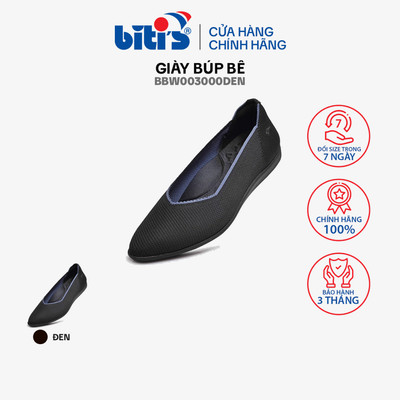 Giày búp bê Nữ Biti's BBW003000DEN (Đen)