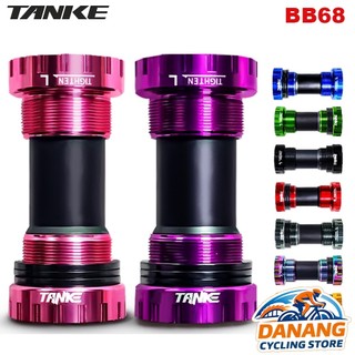 Trục Giữa BB Cốt Rỗng Xe Đạp TANKE BB68/73 (BB Vặn) – Bạc Đạn Êm, Dành Cho MTB/Road