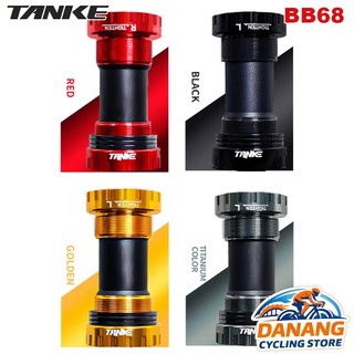 Trục Giữa BB Cốt Rỗng Xe Đạp TANKE BB68/73 (BB Vặn) – Bạc Đạn Êm, Dành Cho MTB/Road