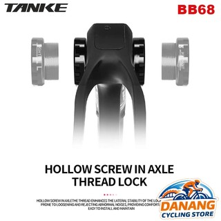 Trục Giữa BB Cốt Rỗng Xe Đạp TANKE BB68/73 (BB Vặn) – Bạc Đạn Êm, Dành Cho MTB/Road