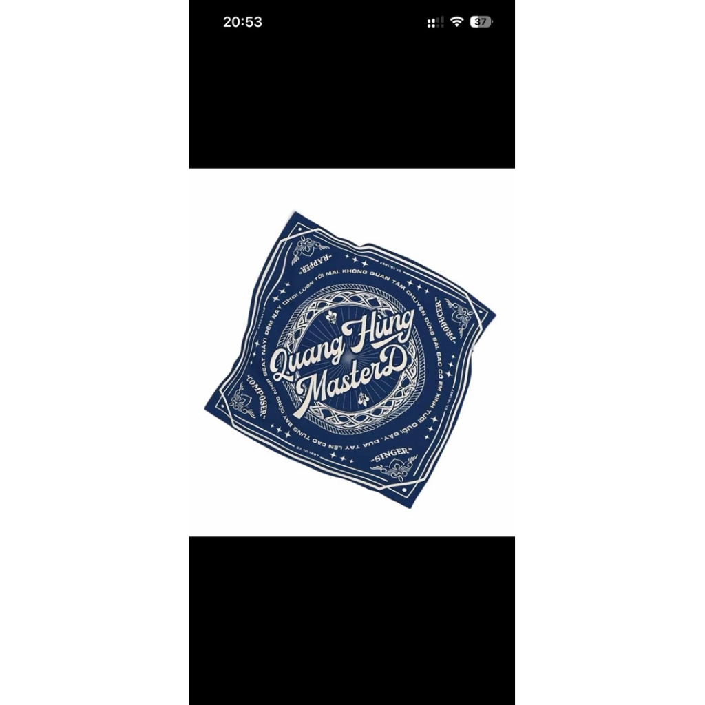 Bandana Anh Trai Say Hi mùa 1 - Nhiều kích thước và nhận theo kích thước yêu cầu