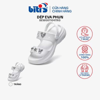 Dép Eva phun Nữ Biti's BEW001104TRG (Trắng)