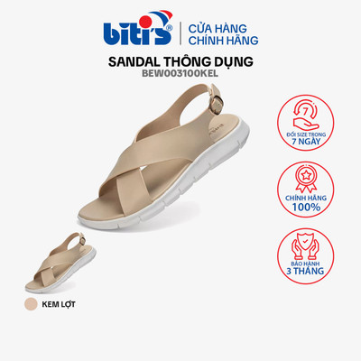 Sandal thông dụng Nữ Biti’s Êmbrace BEW003100KEL (Kem lợt)