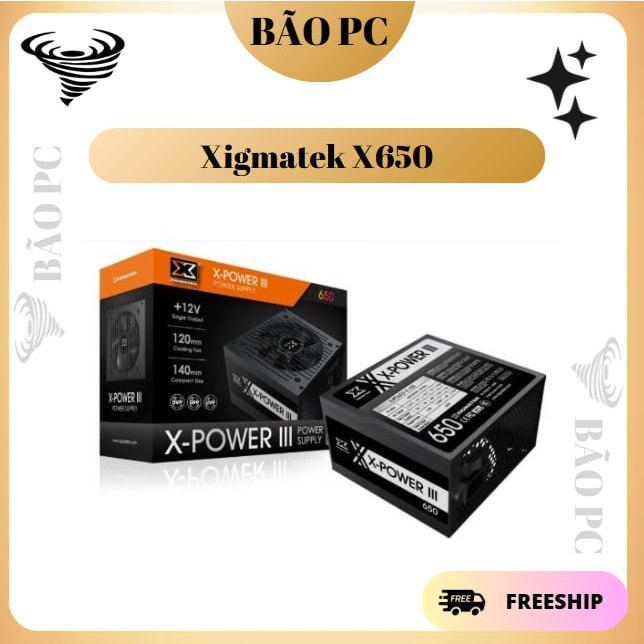 Nguồn XIGMATEK X650 và XIGMATEK XP750