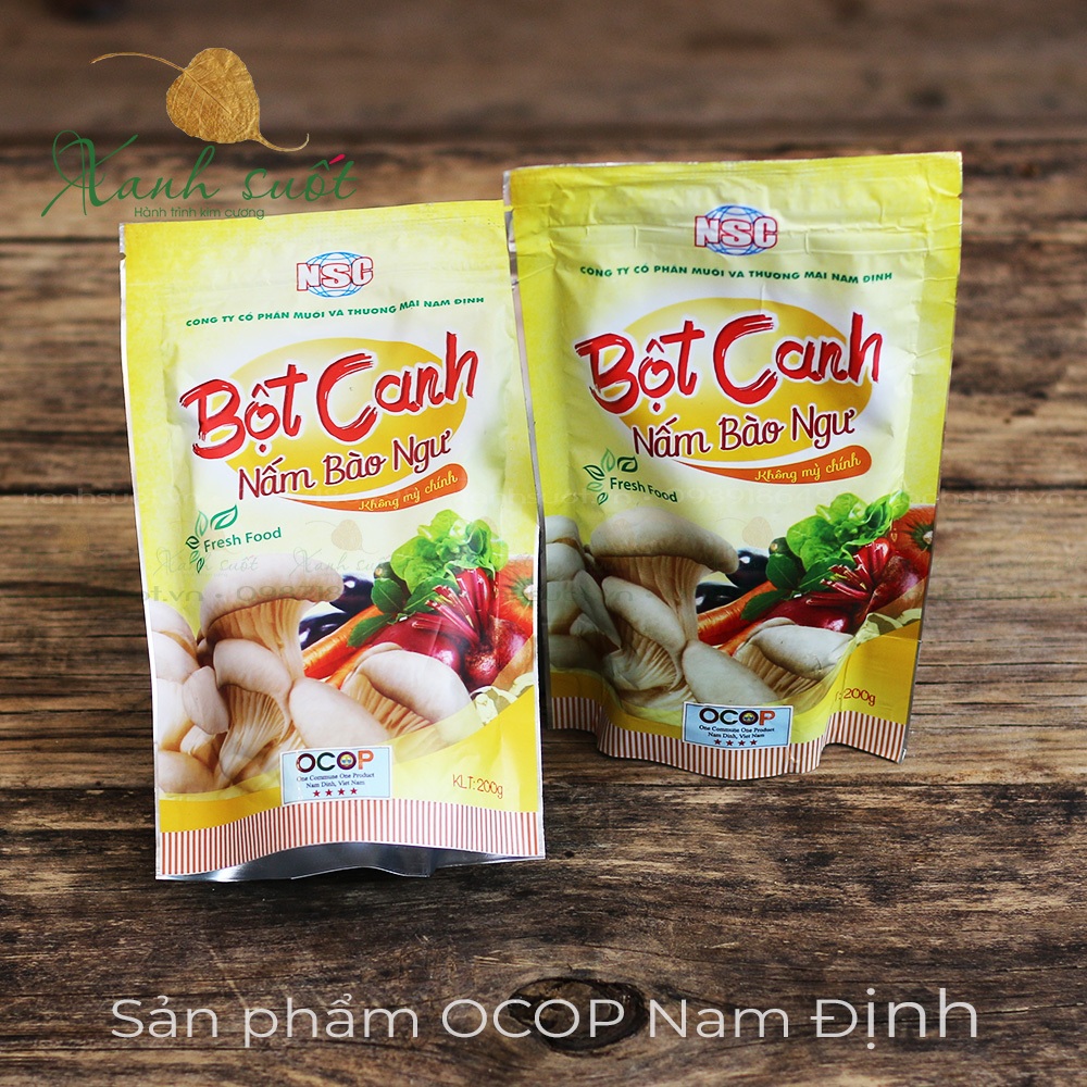 [NSC] Bột Canh Nấm Bào Ngư- Không Mỳ Chính, Ngọt Tự Nhiên, Không Chất Điều Vị- Oyster Mushroom Soup 