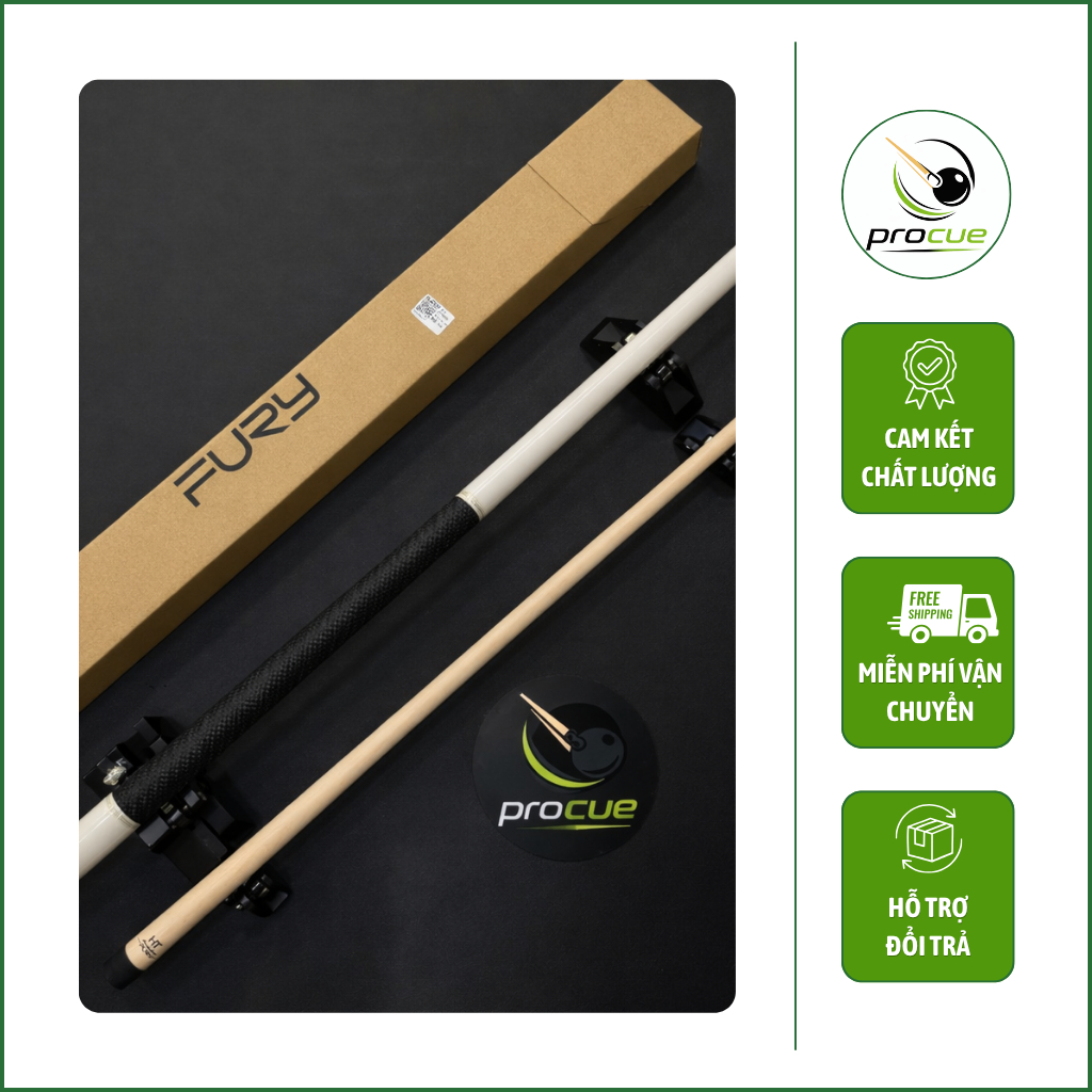 Gậy Bida Fury CW 3 - Procue Pool | Cơ bida Fury thiết kế đẹp, ổn định, dễ sử dụng