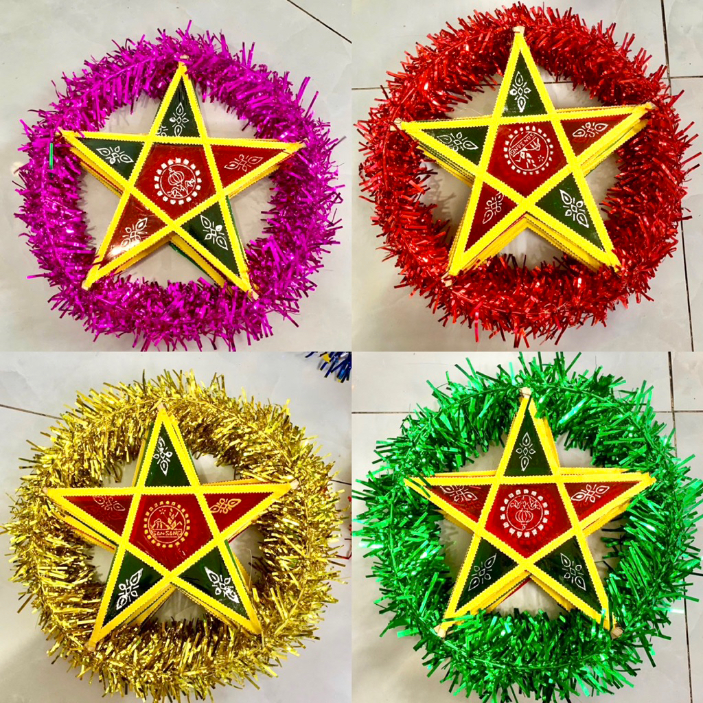 Đèn Ông Sao Trung Thu Cho Bé Vui Tết Trung Thu, Lồng Đèn Trang Trí Hội Chợ, Decor Nhà Cửa, Phụ Kiện 
