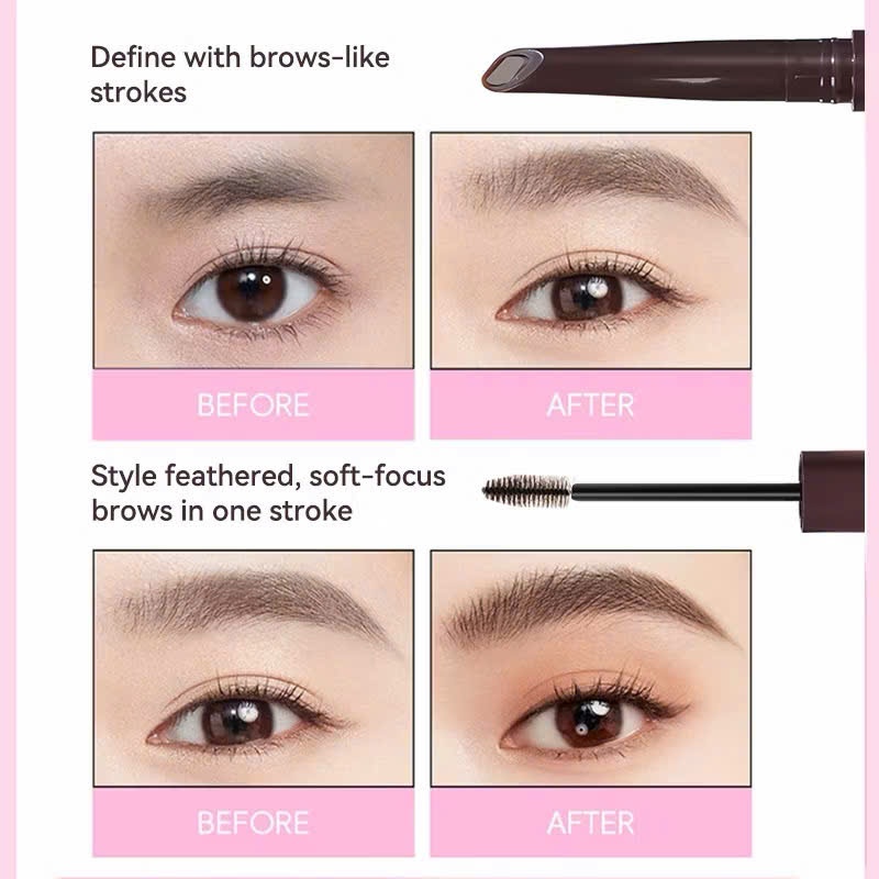 Chì Kẻ Mày 2 Đầu PinkPunk Sắc Nét Mascara Lông Mày Không Lem Không Trôi, Phù Hợp Cho Người Mới | BigBuy360 - bigbuy360.vn