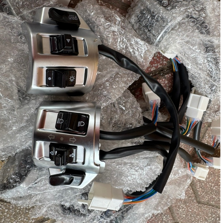 Bộ công tắc lắp xe điện Vespa JVC, DK Bike