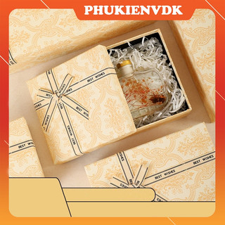 Hộp Quà Sinh Nhật Màu Kem Vàng Đựng Quà Tặng Cao Cấp Nhiều Kích Cỡ