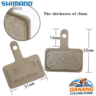 Bố Thắng Đĩa Xe Đạp SHIMANO B01S – Má Phanh Resin Cho MTB, Road, Touring