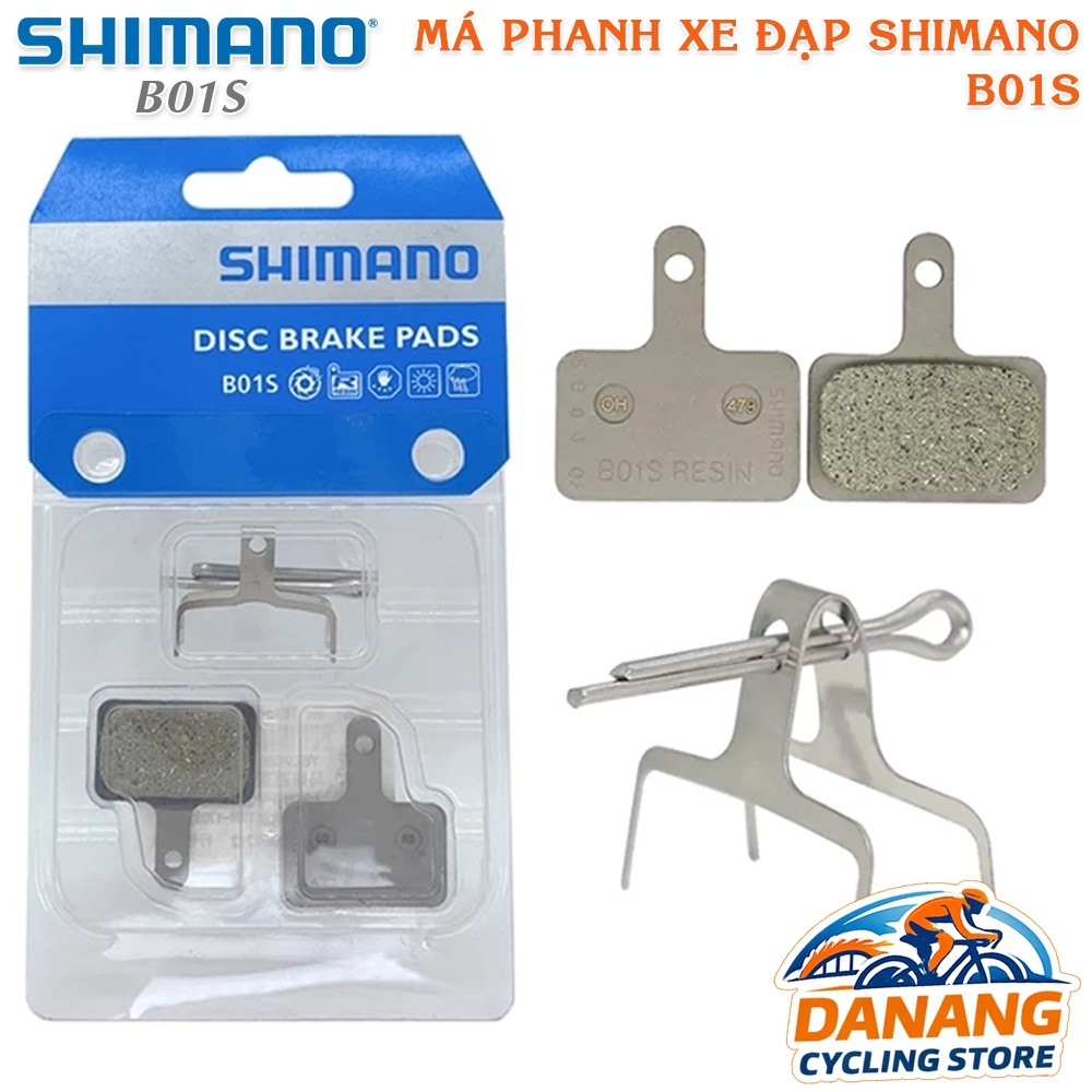 Bố Thắng Đĩa Xe Đạp SHIMANO B01S – Má Phanh Resin Cho MTB, Road, Touring