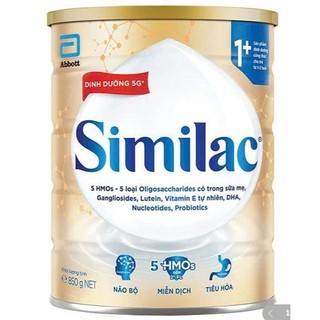 Sữa Similac 5G số 1 và 1+, số 0 và 2+ lon 900g/850g
