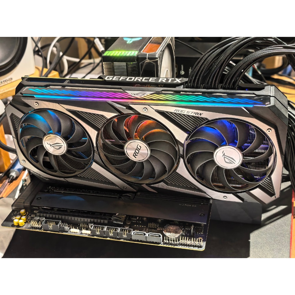 VGA ASUS ROG Strix GeForce RTX 3070 Ti OC 8GB GDDR6X cũ