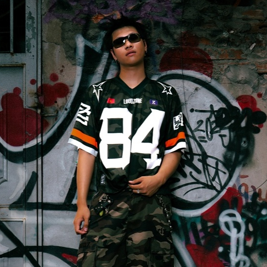 Áo phông Loudzone 84 Camo Jersey T-shirt áo đẹp tay lỡ cổ tim vải mesh cao cấp áo thun nam nữ unisex | BigBuy360 - bigbuy360.vn