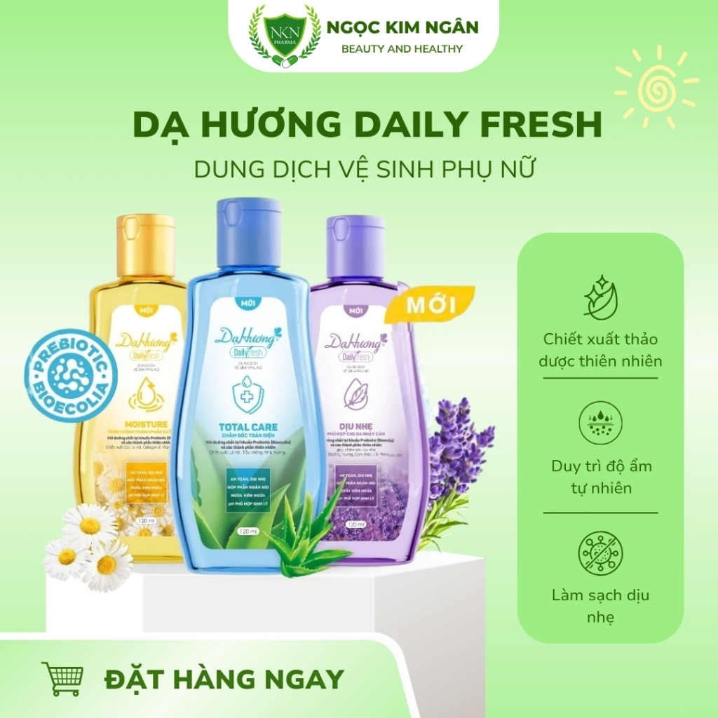 Dạ Hương Daily Fresh chai 120ml/145ml