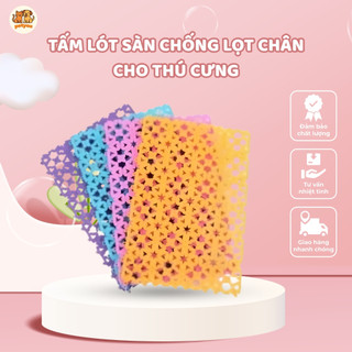 Tấm lót sàn chống lọt chân cho thú cưng 30 x 20cm, tấm nhựa pvc cứng ghép nhà tắm ban công