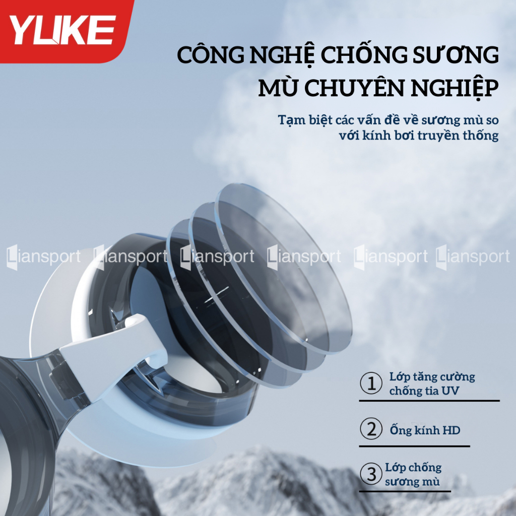 Kính bơi YUKE, kính bơi người lớn Ylike viền Silicon cao cấp CHỐNG THẤM NƯỚC SƯƠNG MÙ, ĐỘ NÉT CAO bảo vệ mắt ở dưới nước | BigBuy360 - bigbuy360.vn