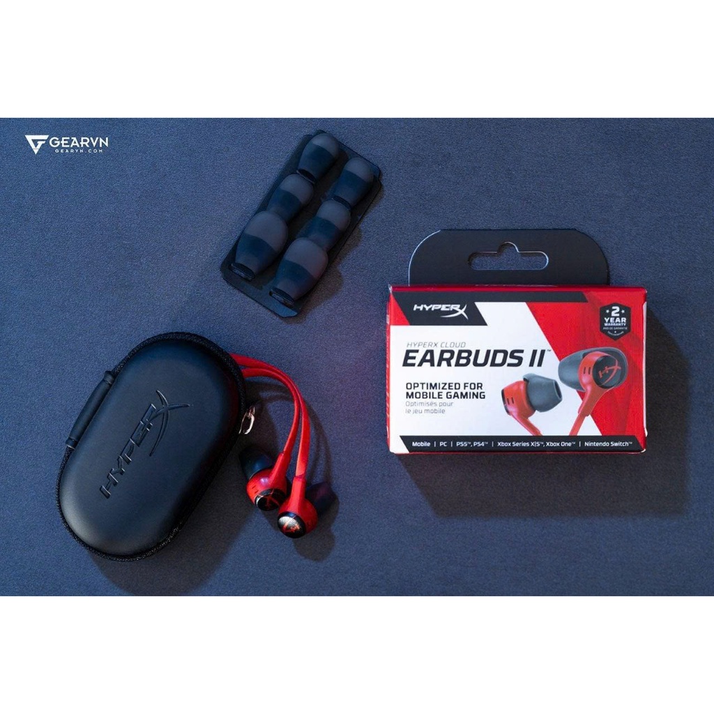 Tai nghe HyperX Cloud Earbuds II Red