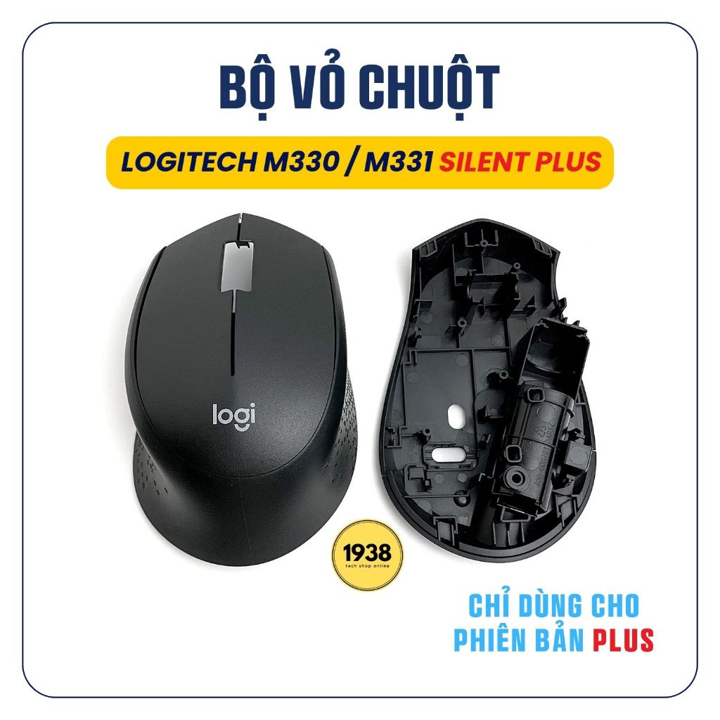 (Đọc Mô Tả) Bộ Vỏ Chuột Thay Thế Cho Logitech M330 / M331 Silent Plus – Mới 100%