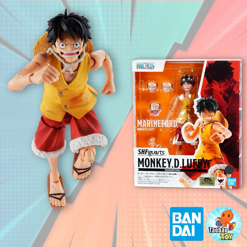 (Có Sẵn) Mô hình SHF Luffy Marineford MONKEY.D.LUFFY Chính Hãng BANDAI