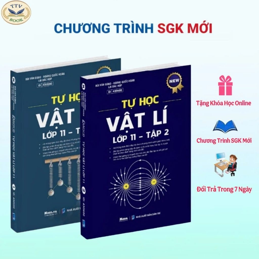 Combo Sách ID - Tự Học Vật Lý Lớp 11 Moon.Vn
