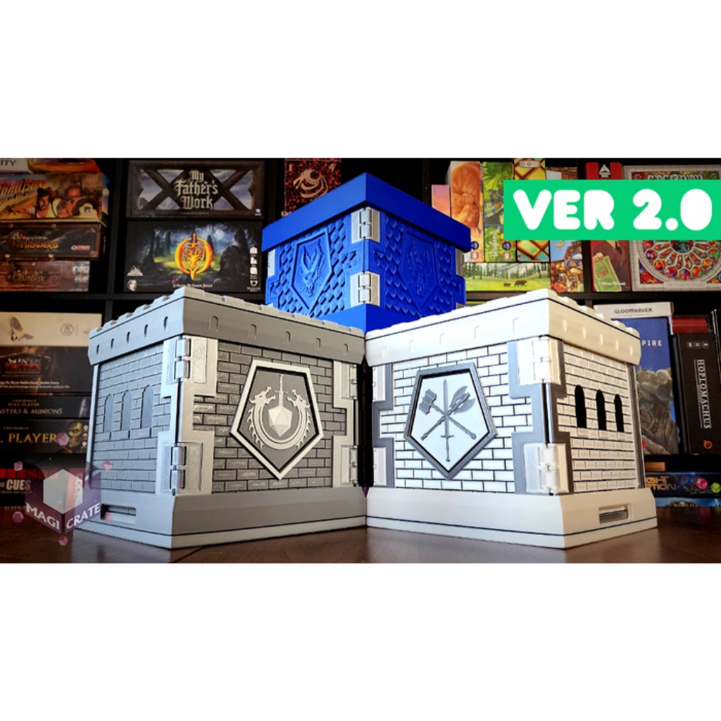 DnD MagiCrate 2.0 | LabRat3D | The Modular and Portable GM DM Kit Hộp Đựng Xúc Xắc D&D DnD RPG Board
