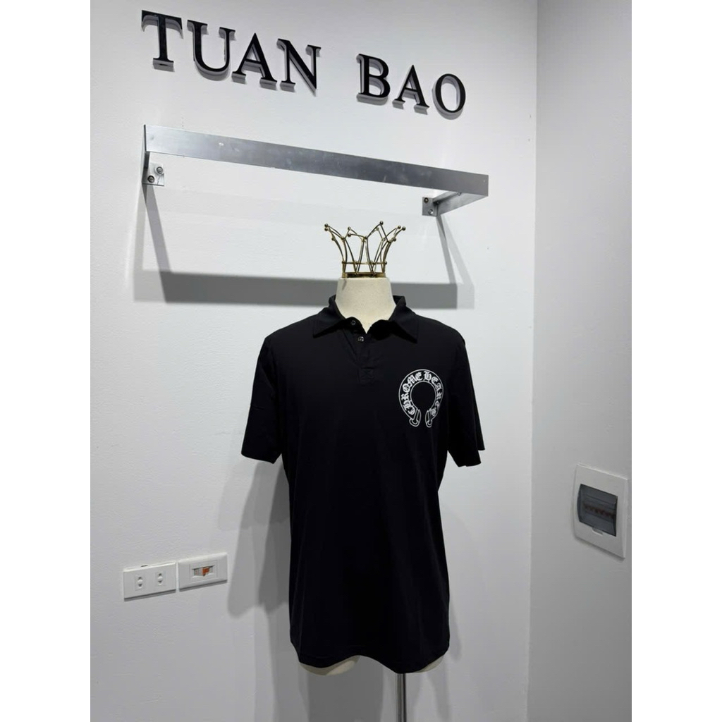 ⚡️[High Quality] Hang Có Sẵn Polo Chome Hoạ Tiết Trước Ngực Hang QCCC loại 1