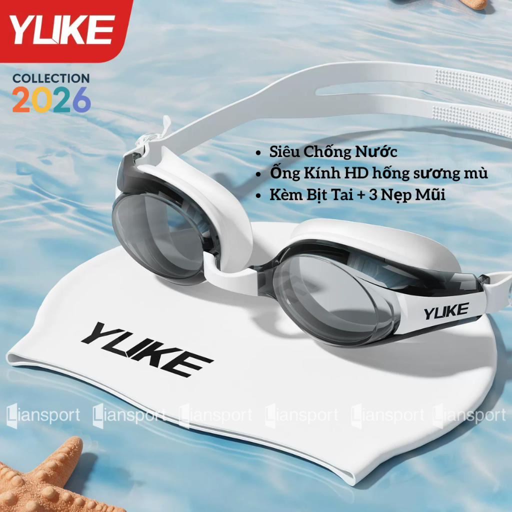 [NEW 2026] Kính bơi YUKE cao cấp, kính bơi người lớn Ylike viền Silicon CHỐNG NƯỚC SƯƠNG MÙ, ĐỘ NÉT CAO bảo vệ mắt | BigBuy360 - bigbuy360.vn