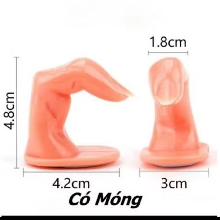 sét 2 Ngon tay giả tập làm nail( tập vẽ gel)
