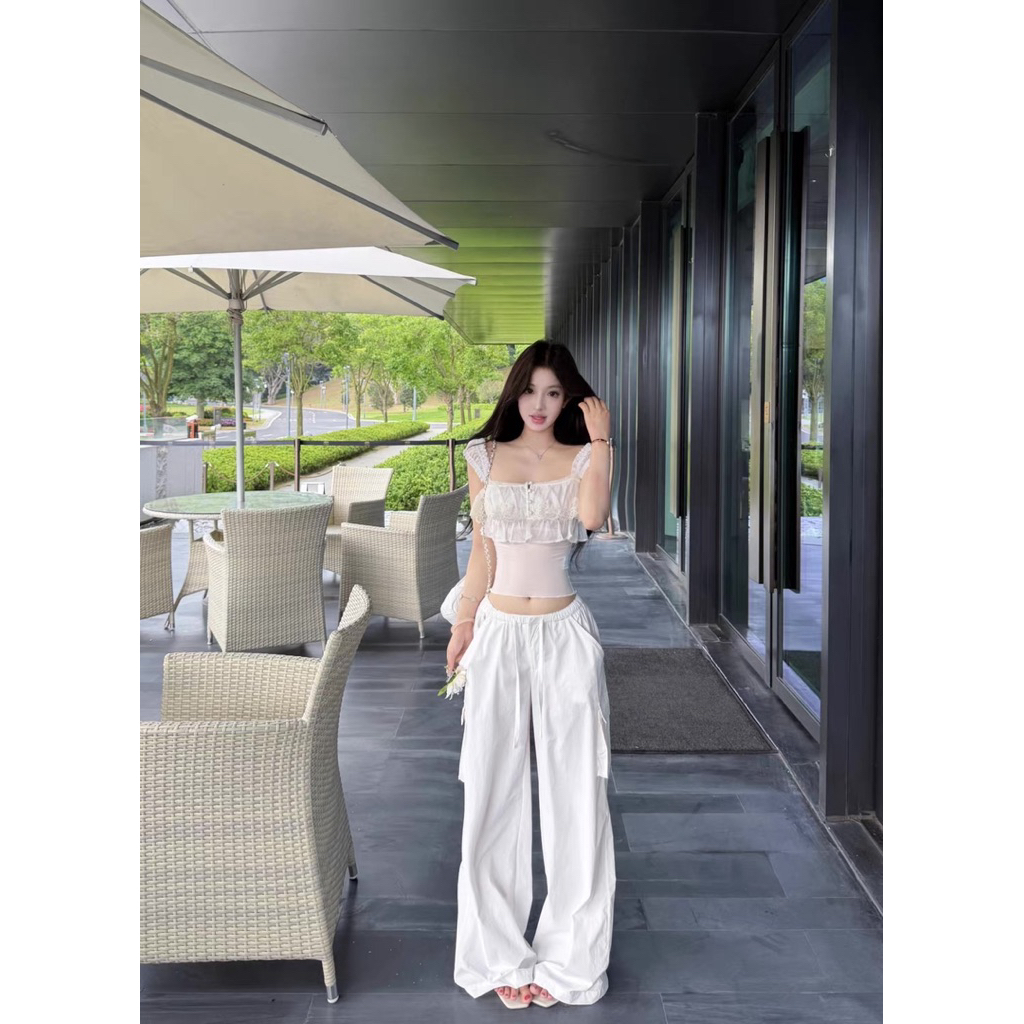 Áo nữ 2 dây ôm body TABISHOP Áo kiểu nữ bèo ren sexy tôn dáng(320) | BigBuy360 - bigbuy360.vn