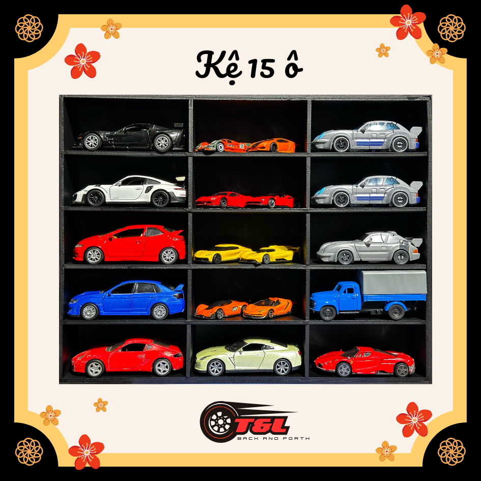 Kệ Trưng Xe Mô Hình Hot Wheels, Tomica - Nhiều mẫu - Tỉ lệ 1:64 và 1/34