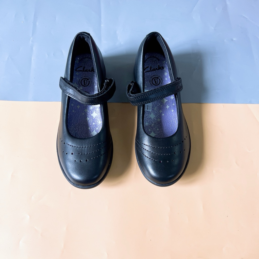 Giày Clarks School da mờ CHÍNH HÃNG HÌNH THẬT
